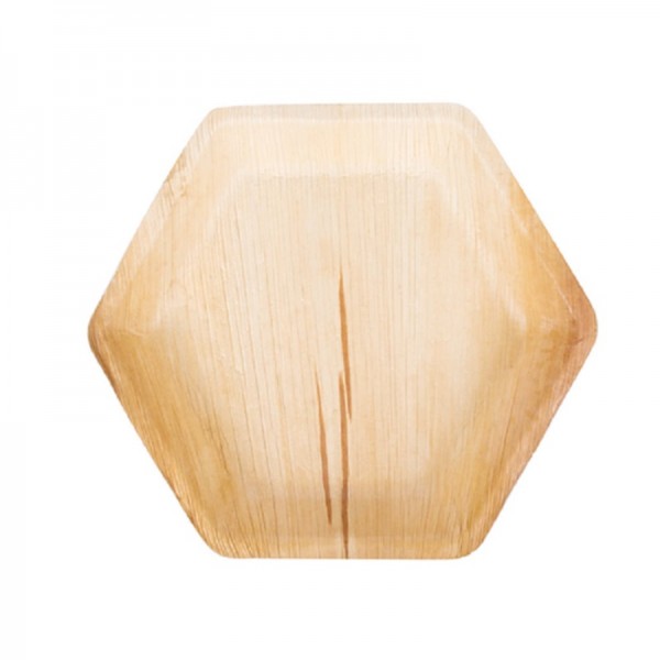 Assiettes RIMON hexagones palmier 26 cm X10