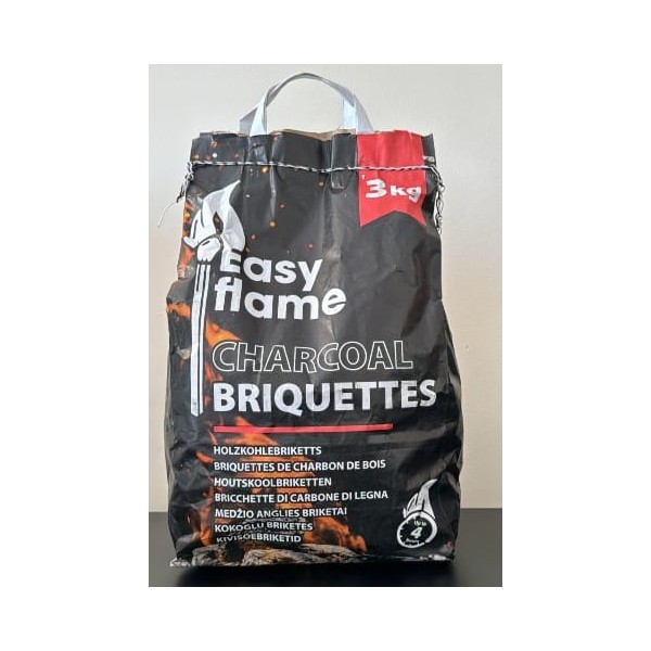 BRIQUETTES DE CHARBON DE BOIS 3kg