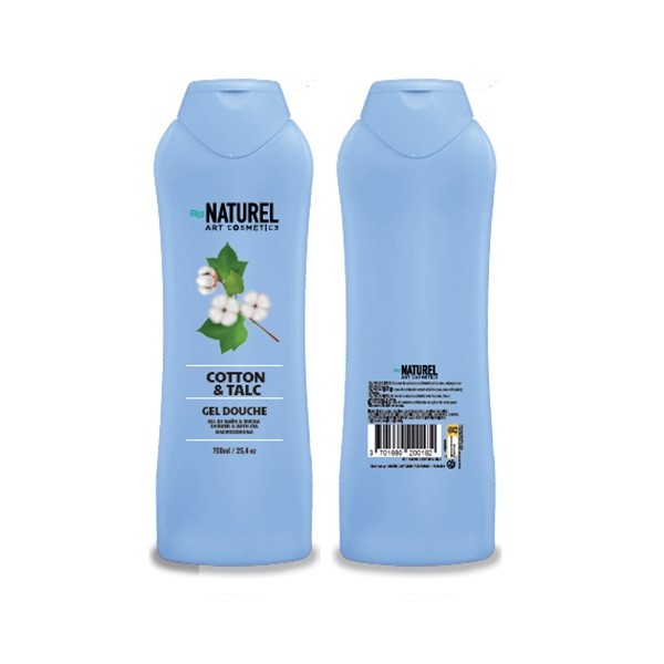 GEL DOUCHE COTTON & TALC 750ML NATUREL ART COSMETICS