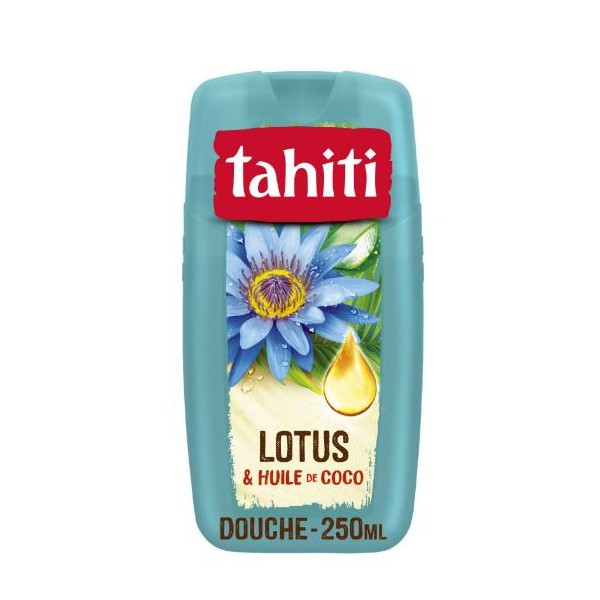 TAHITI GEL DOUCHE LOTUS HUILE DE COCO 100% NATURELLE 250ML