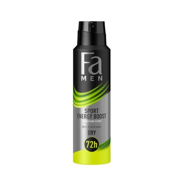 FA DEODORANT MEN SPORT ENERGY BOOST - 150ML 72H