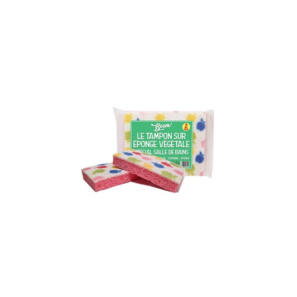 Tampons éponge BOOM salle de bains X2